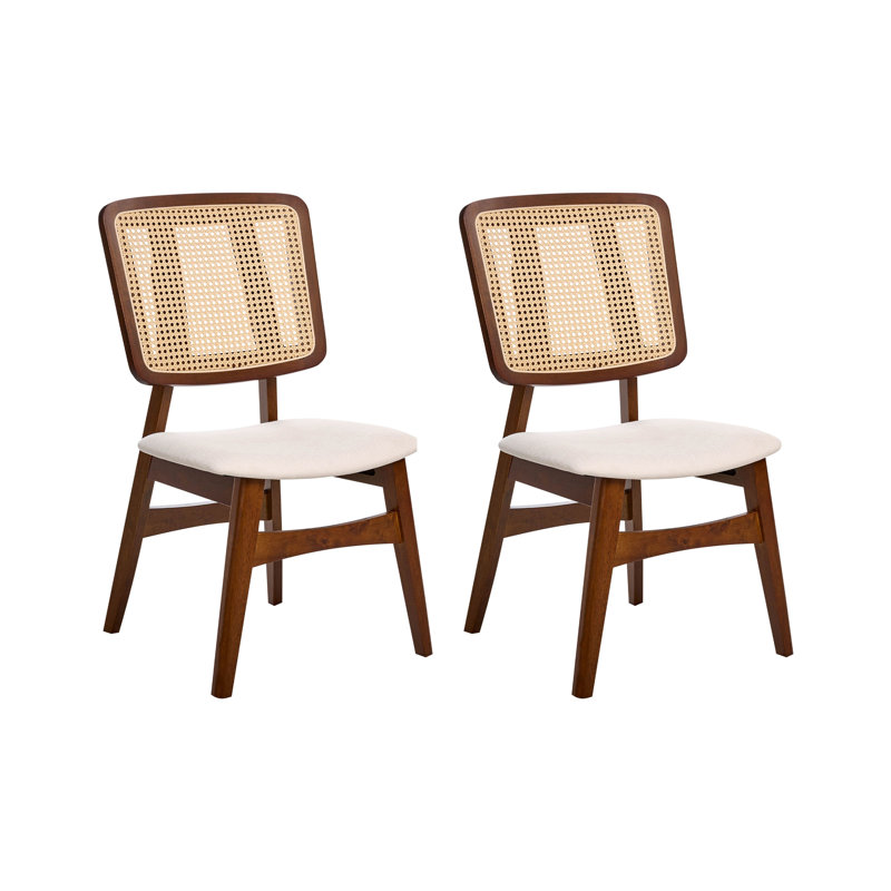 46cm H Fabric Upholstered Side Chair, Brown