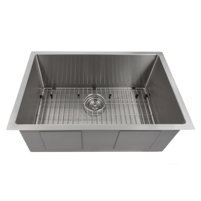 Meribel 27" Stainless Steel Drop-in Single Bowl Kitchen Sink