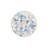 Ice Blue Pastel Pattern Woven Base and Washable Area Rug-170274191