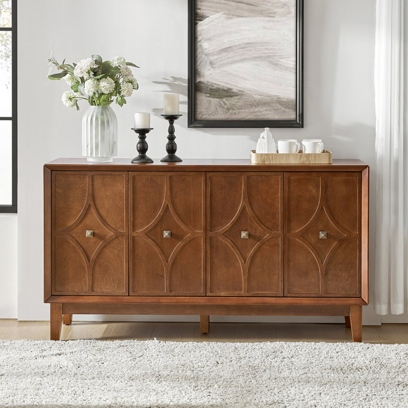 Buffet Mid-Century avec tablettes réglables Brightbill