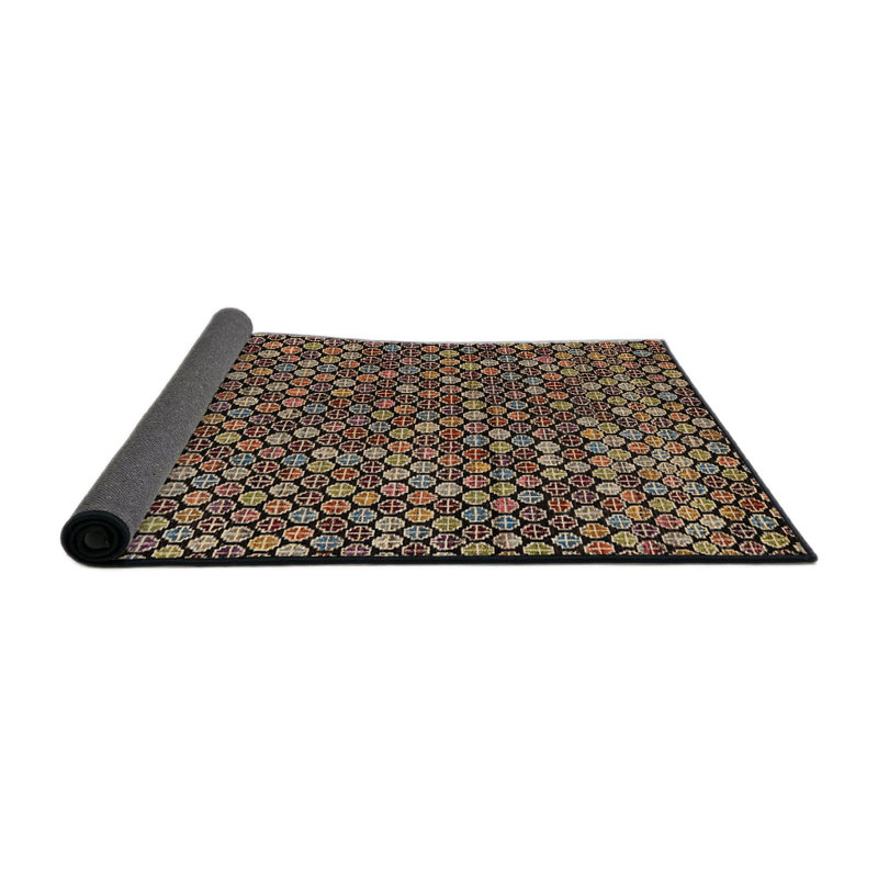 Abstract Indoor Rug, Round 4'