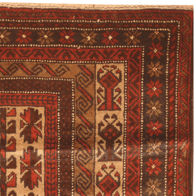 Perrone Wool Oriental Indoor Rug