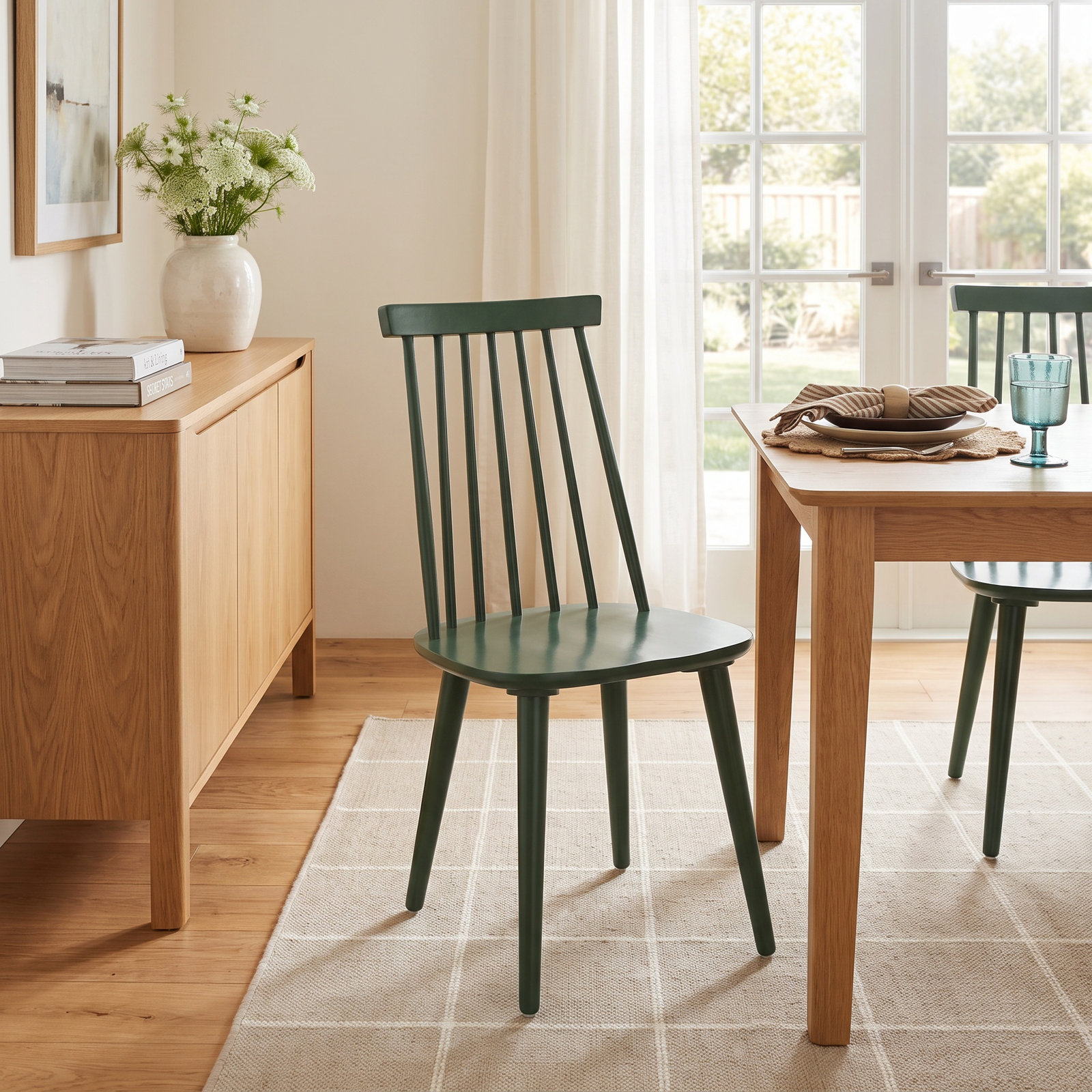 Rolde Dining Chair, Dusty Green