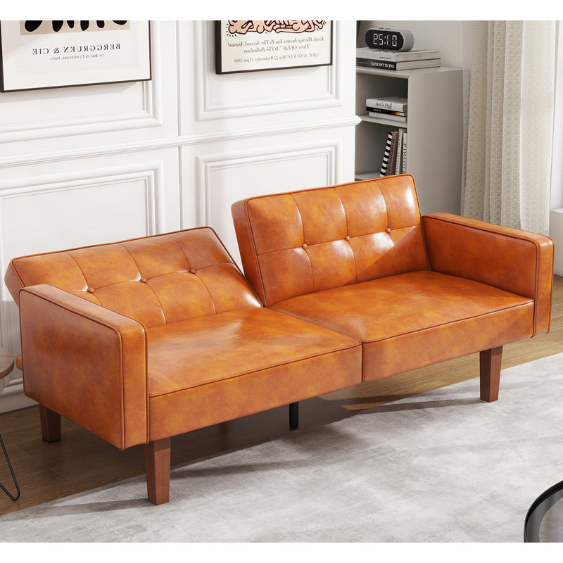 Alexender Futon Sofa Bed Couch Memory Foam Futon Convertible Bed Sleeper for Living Room,Small Space