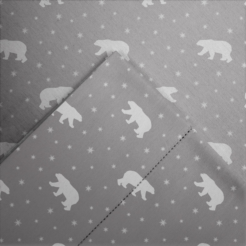 Ensemble de housse de couette ours polaire, Simple / simple TG