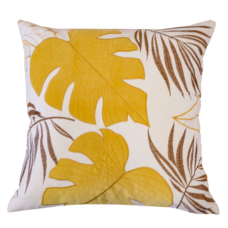 Coussin décoratif Autumn Vibes, Jaune