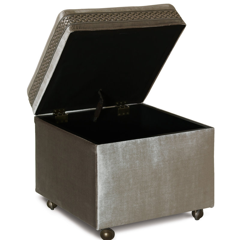 Ezra Velvet Ottoman