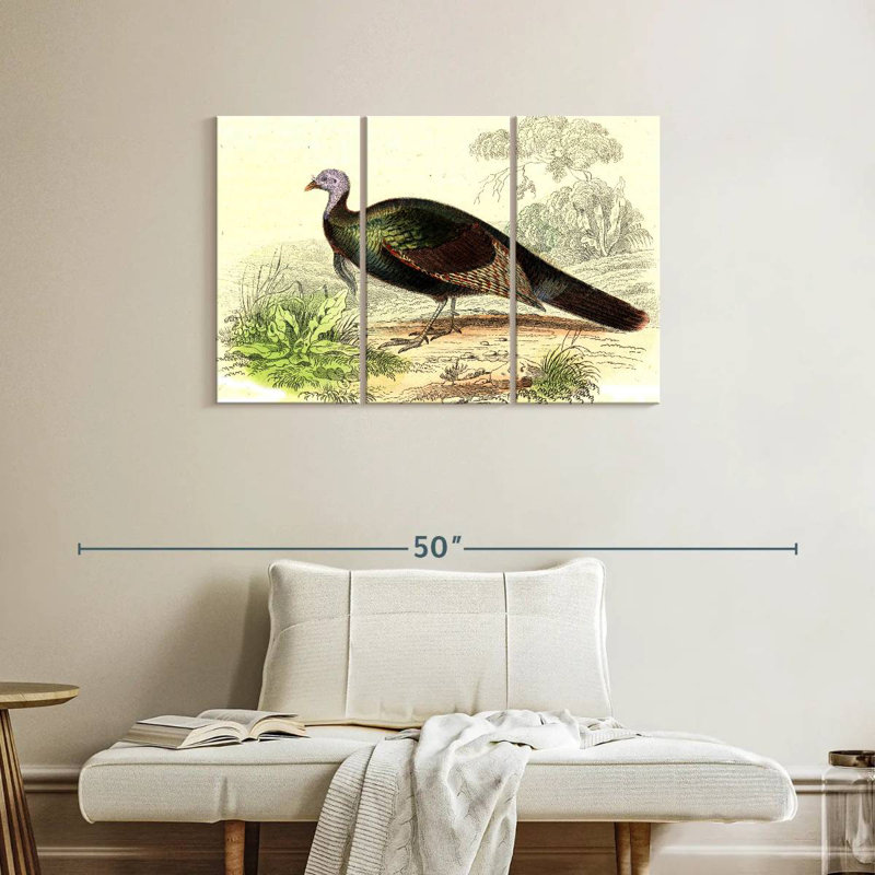 Brampt Wild Turkey, 24" H x 38" W
