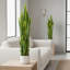 Plante de serpent artificielle de 3 pi en pot, plante de plancher Faux Sansevieria pour décoration de bureau personnel, réaliste