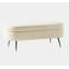 Banc de rangement à couvercle rabattable Ilana