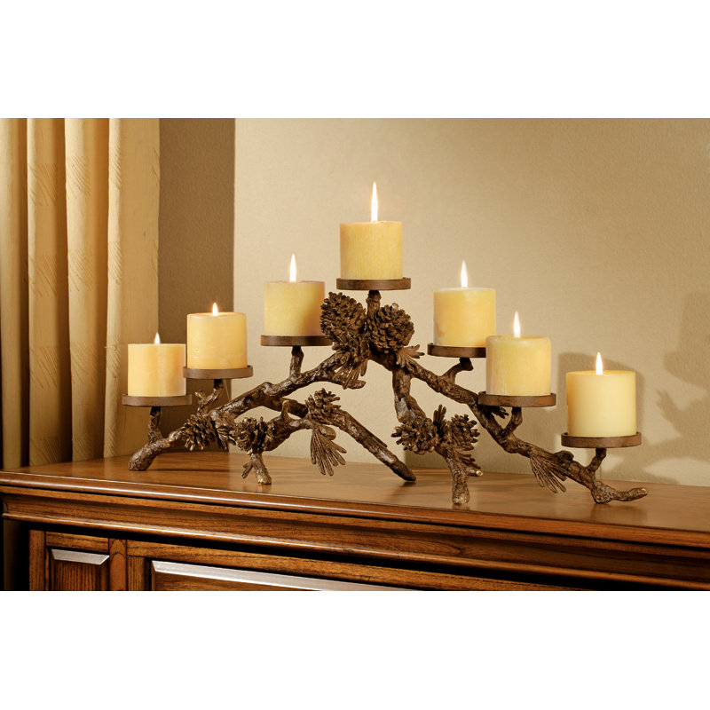 Pinecone Candelabra