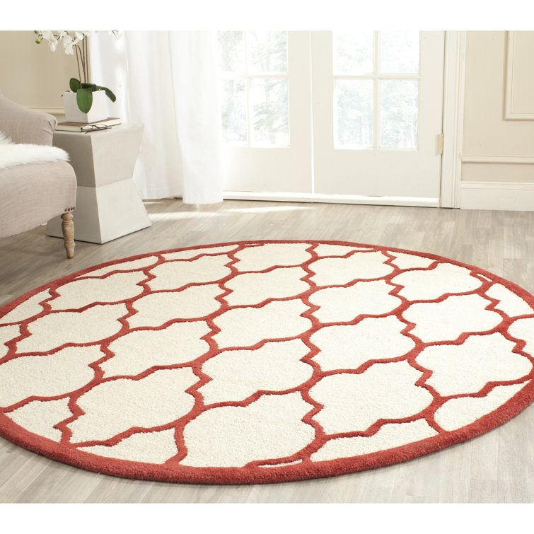 Cannen Hand Tufted Wool Geometric Rug