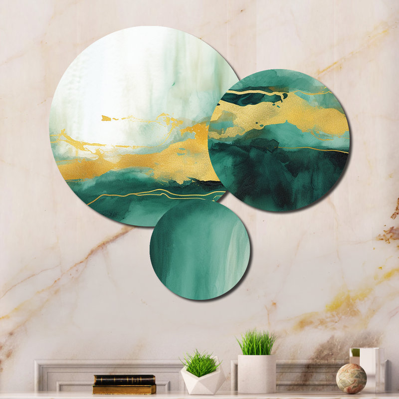 Abstract Wall Decor on Metal