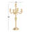 Aluminum Metal Decorative Gold Candelabra