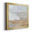 Toile avec cadre or