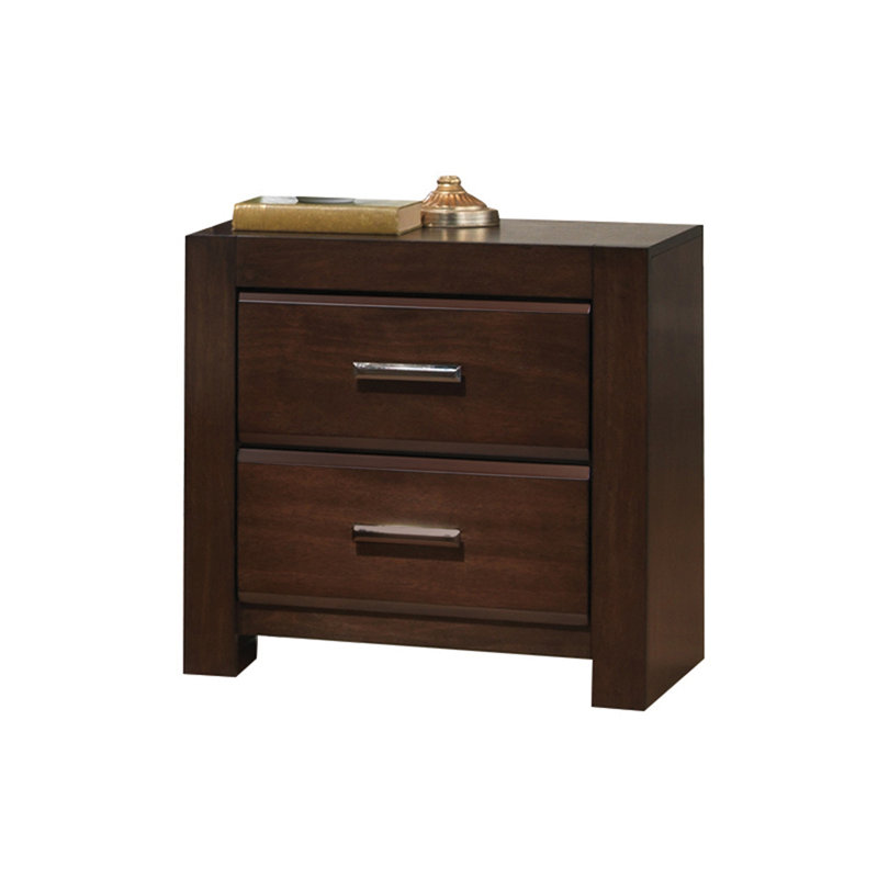 Walnut Finish Nightstand