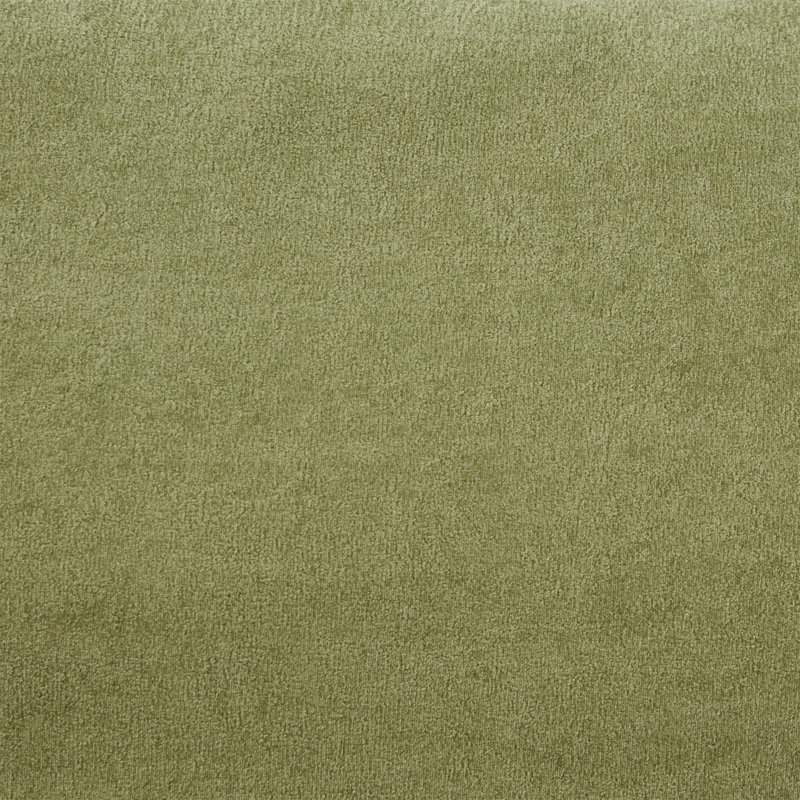 Chaise d'appoint rembourrée avec repose-pieds, Vert