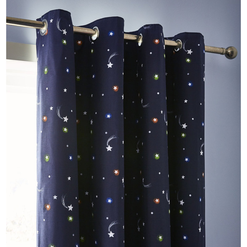 Happy Space Easy Care Eyelet Room Darkening Curtains