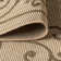 Tapis d'intérieur / extérieur beige / brun tissé texturé Hagerman