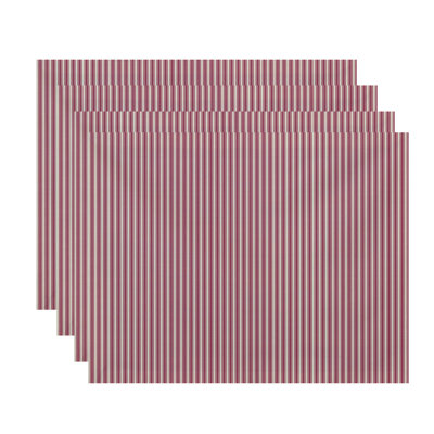 Laymon Polyester Striped Rectangle Placemat