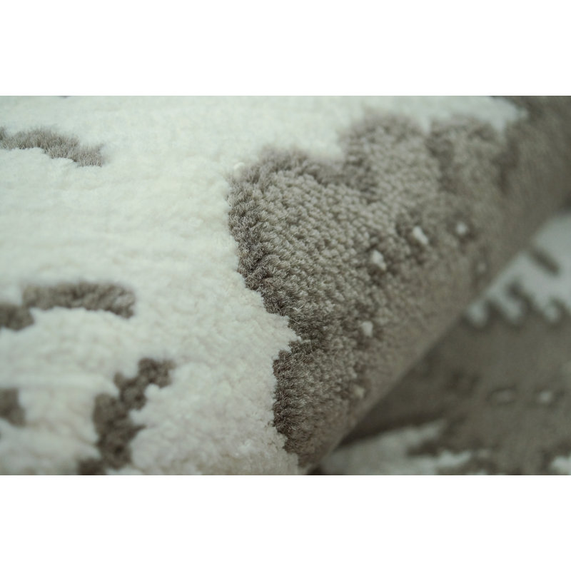 Tapis taupe Kyre, 5 pi x 8 pi