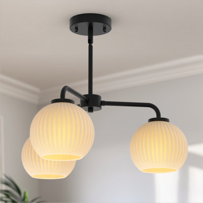 Lustre encastré à 3 lumières Catoe