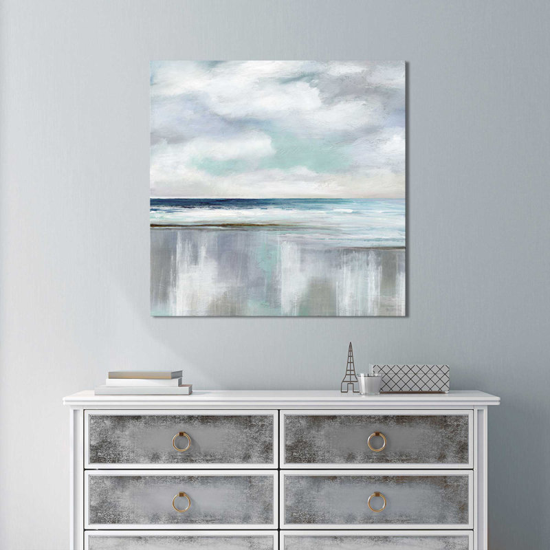Impression de peinture acrylique « Sunrise », H 36 po x l 36 po x P 1,5 po, Toile tendue
