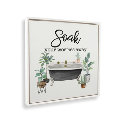 Soak Your Worries Away by Masey St. Studios Art Print