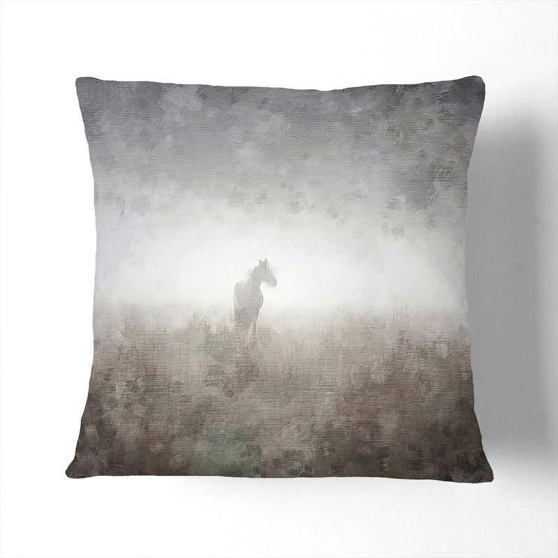 Square Cushion, 40cm H x 40cm W x 15cm D, Stone