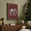 Ornamental Elephant Minimalist - Print-136791584-136791585