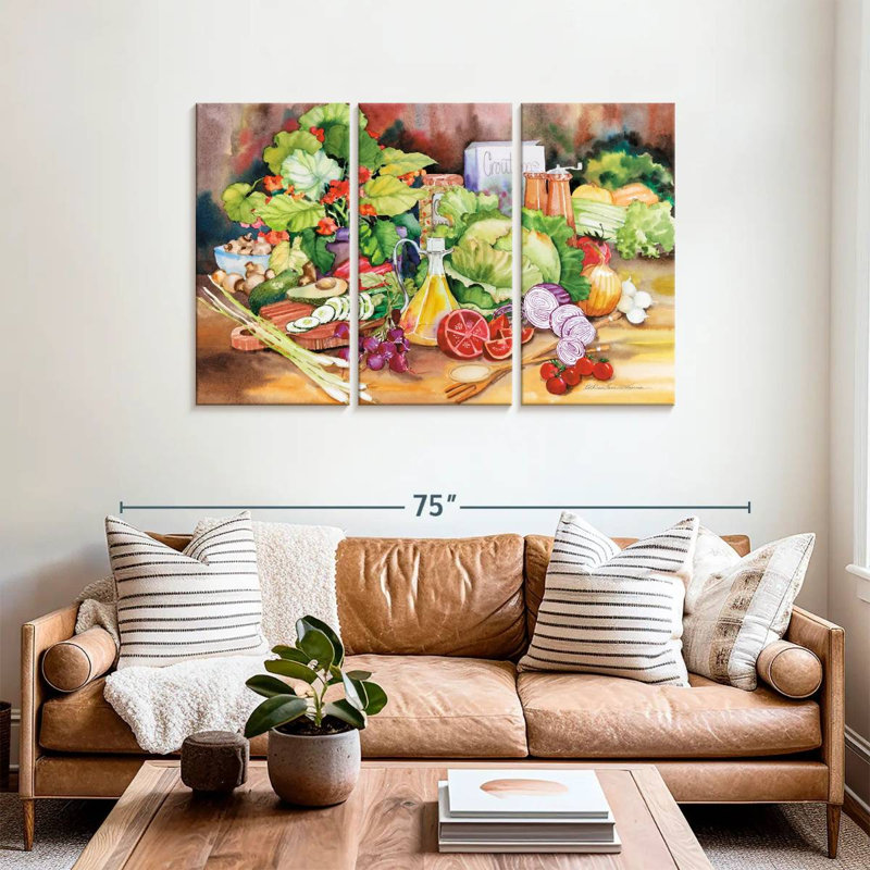 Salade de jardin Yarlin, H 36 po x l 57 po