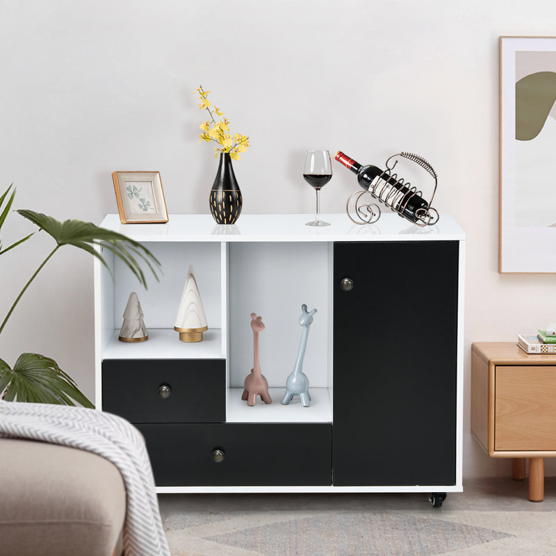 Krisi 90cm Wide 2 -Drawer Mobile File Cabinet