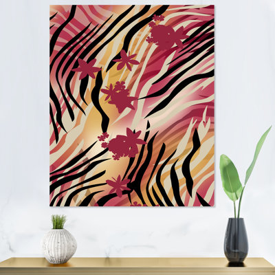 Peau de zèbre III - peinture