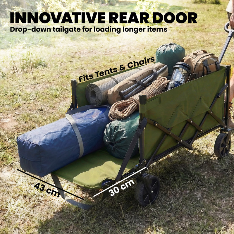 Camping Trailer, Green