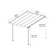 Sierra 116.14 x 123.62 Glass White Cover Patio Awning