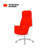 Silver adjustable Genuine Leather + Faux Leather + Aluminium Alloy Office Chair-108647374