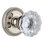 Grandeur Newport Rosette Double Dummy with Fontainebleau Crystal Door Knob