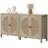Rattan Sideboard With 2 Doors And Adjustable Shelves