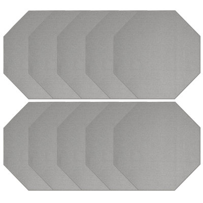 Ensemble de tapis en polyester de couleur unie touffetés à la machine