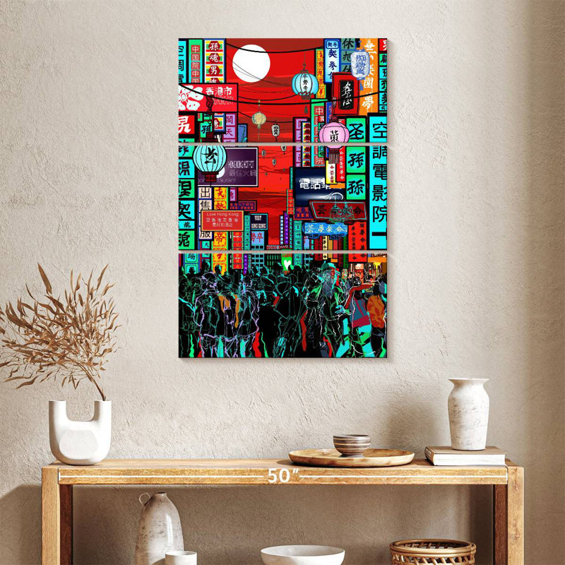 Nicci Hong Kong Night, 38" H x 24" W