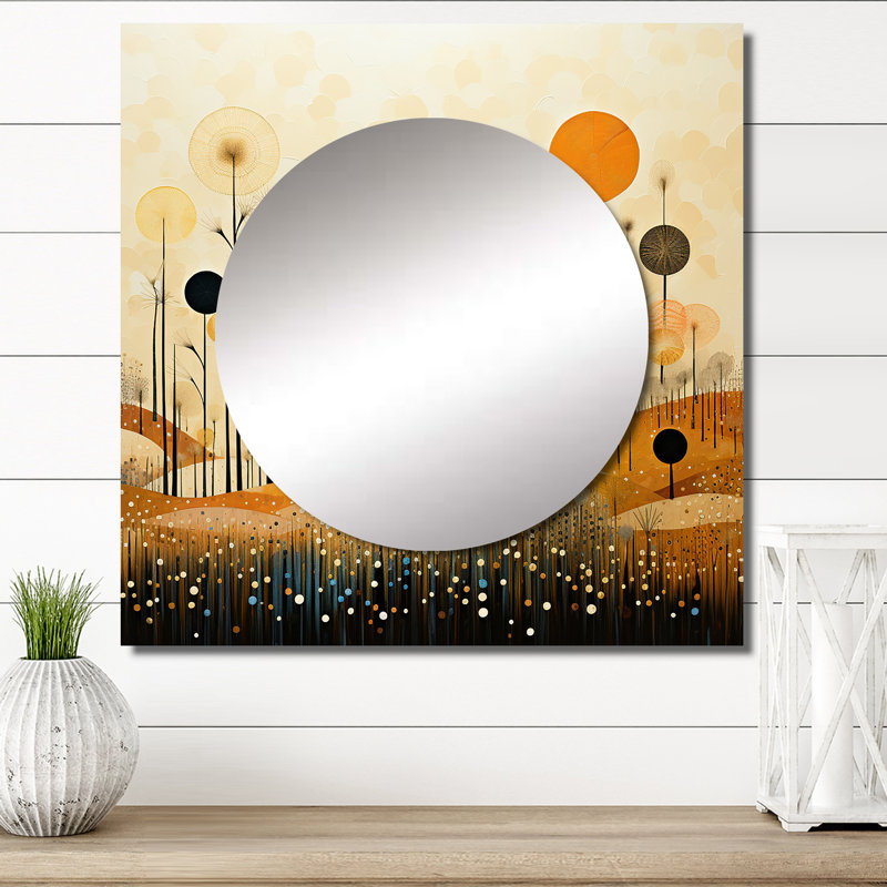 Grande décoration murale Saleth - Abstract Botanicals, 23 po x 23 po