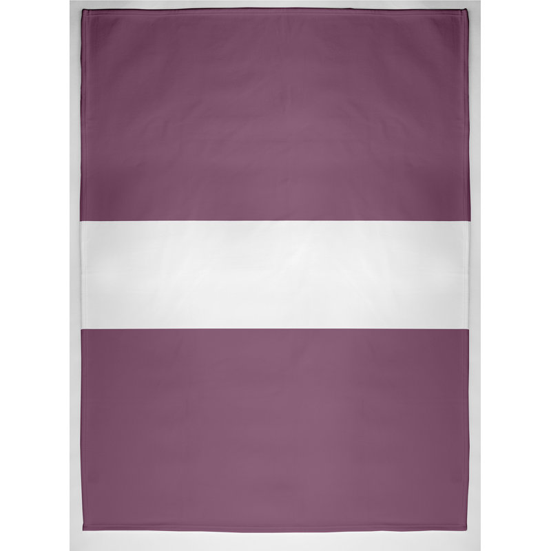 Jeté polaire en polyester à rayures Narrow the Gap, L 60 po x l 50 po x P 0,5 po, Céleri pâle