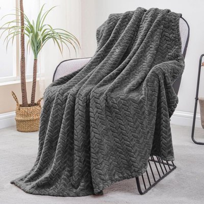 Machine Woven Heated Throw Blanket