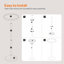 Table de bout ronde en bambou-910123401