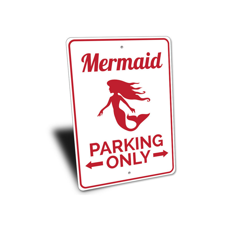 Enseigne de sirène en aluminium, H 14 po x l 10 po x P 0,04 po