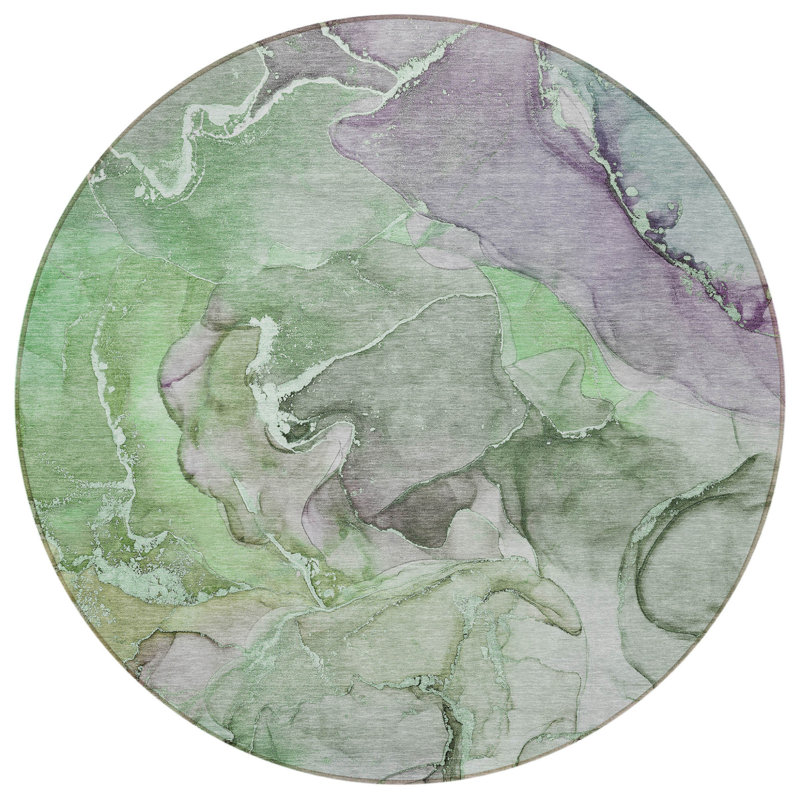 Tapis extérieur rond rond 8 po