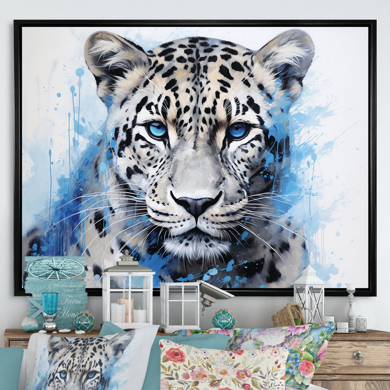 «Cheetah S Stealth Elegance I», reproduction sur toile, H 30 po x l 40 po x P 1,5 po, Cadre flottant noir