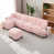 Velours côtelé rose