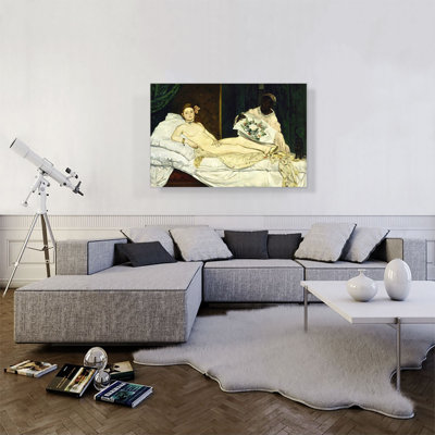 " Olympia 1863 " by Edouard Manet Painting Print