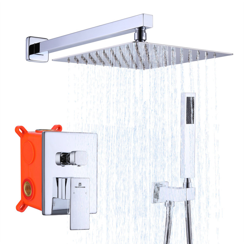 All-In-One Kit with Rough in-Valve, Polished Chrome